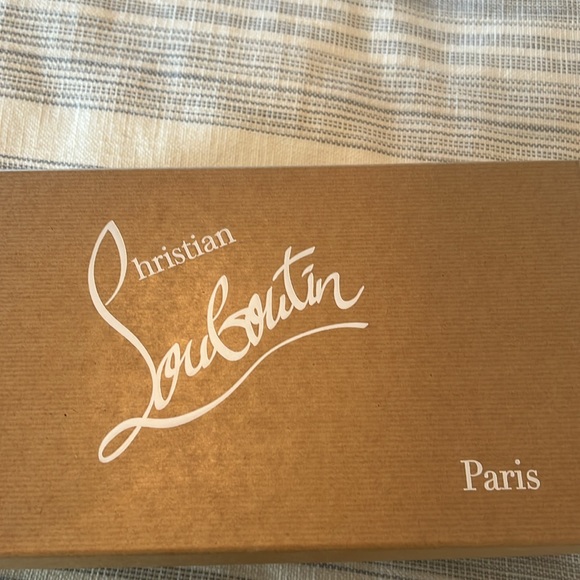 Christian Louboutin Women's Tan Leather Ballet Flats - Picture 7 of 8